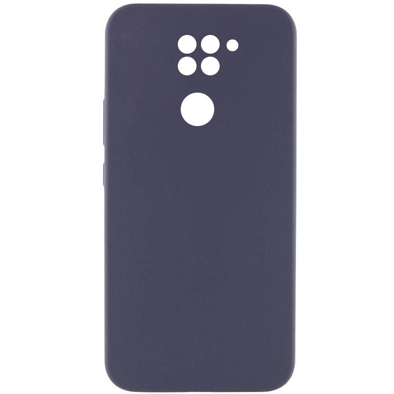Чехол Silicone Cover Lakshmi Full Camera (AAA) для Xiaomi Redmi Note 9 / Redmi 10X (Серый / Dark Gray)