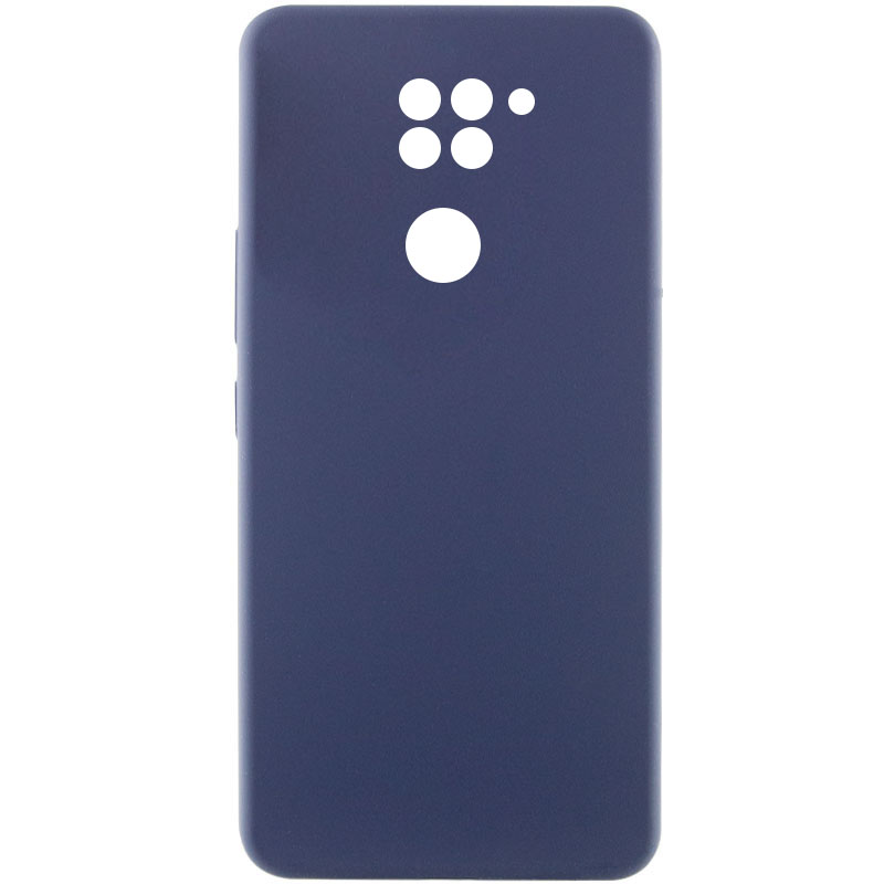 Чохол Silicone Cover Lakshmi Full Camera (AAA) для Xiaomi Redmi 10X (Темно-синій / Midnight blue)