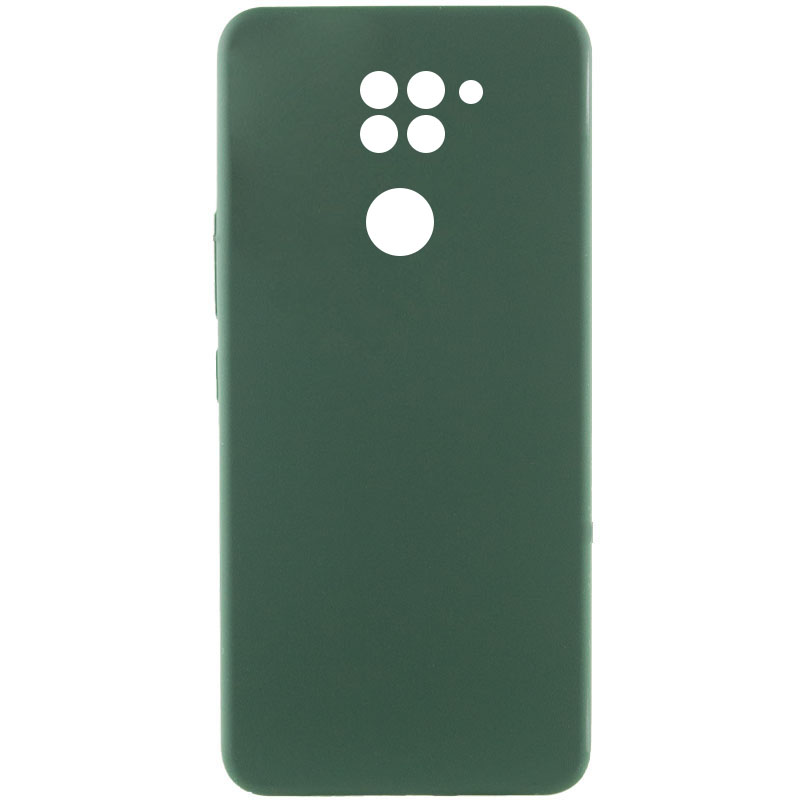 Чехол Silicone Cover Lakshmi Full Camera (AAA) для Xiaomi Redmi Note 9 / Redmi 10X (Зеленый / Cyprus Green)