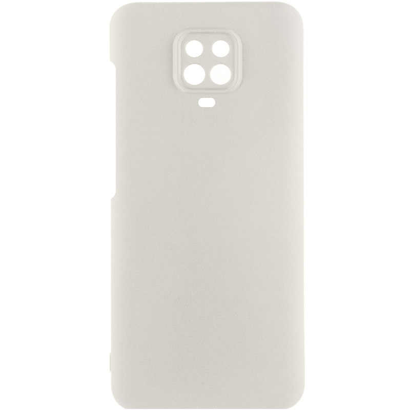 Чехол Silicone Cover Lakshmi Full Camera (AAA) для Xiaomi Redmi Note 9s / Note 9 Pro /Note 9 Pro Max (Белый / White)