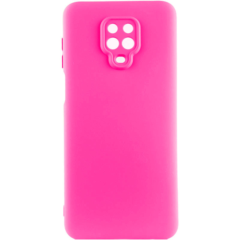 Чехол Silicone Cover Lakshmi Full Camera (AAA) для Xiaomi Redmi Note 9s / Note 9 Pro /Note 9 Pro Max (Розовый / Barbie pink)