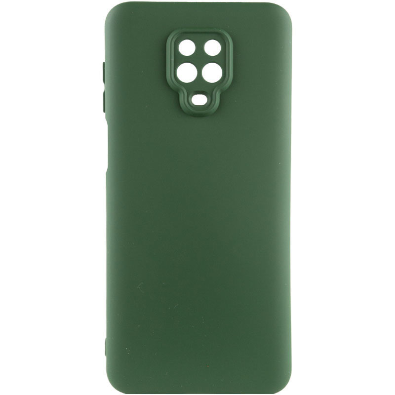 Чехол Silicone Cover Lakshmi Full Camera (AAA) для Xiaomi Redmi Note 9s (Зеленый / Cyprus Green)