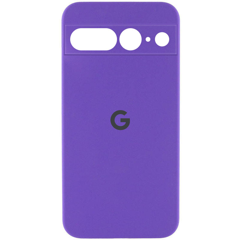 Чехол Silicone Cover Lakshmi Full Camera (AAA) with Logo для Google Pixel 7 Pro (Фиолетовый / Amethyst)