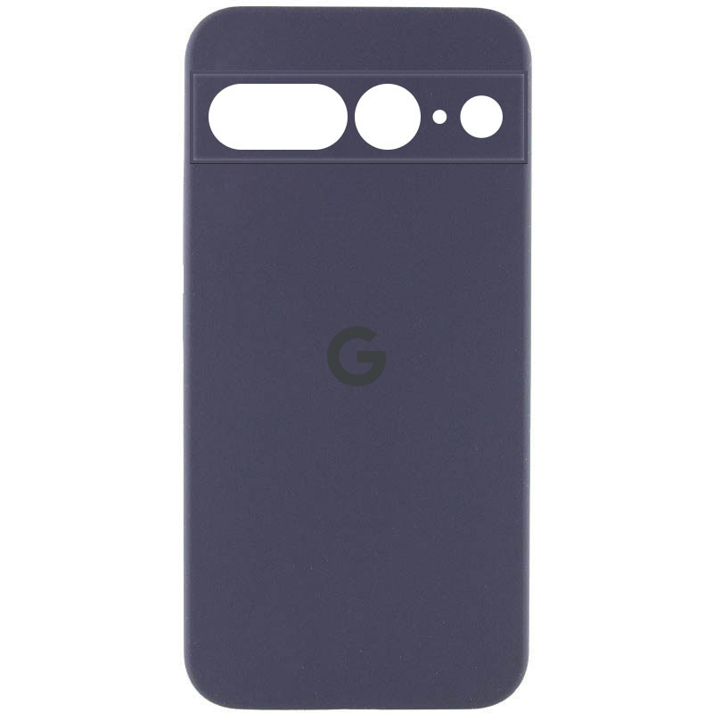 Чехол Silicone Cover Lakshmi Full Camera (AAA) with Logo для Google Pixel 7 Pro (Серый / Dark Gray)