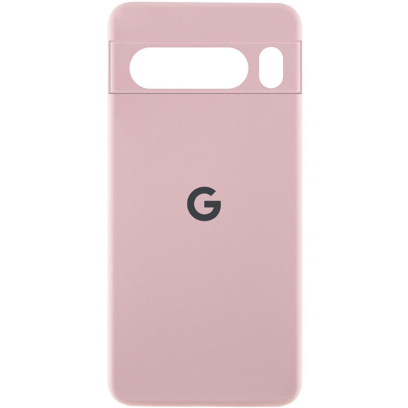 Чехол Silicone Cover Lakshmi Full Camera (AAA) with Logo для Google Pixel 8 Pro (Розовый / Pink Sand)