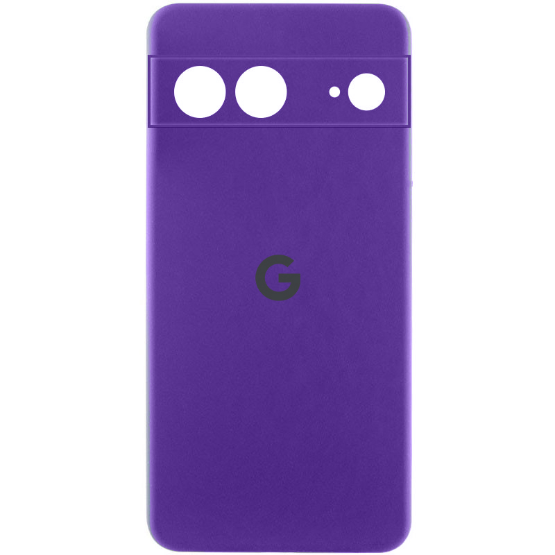 Чехол Silicone Cover Lakshmi Full Camera (AAA) with Logo для Google Pixel 8 (Фиолетовый / Amethyst)