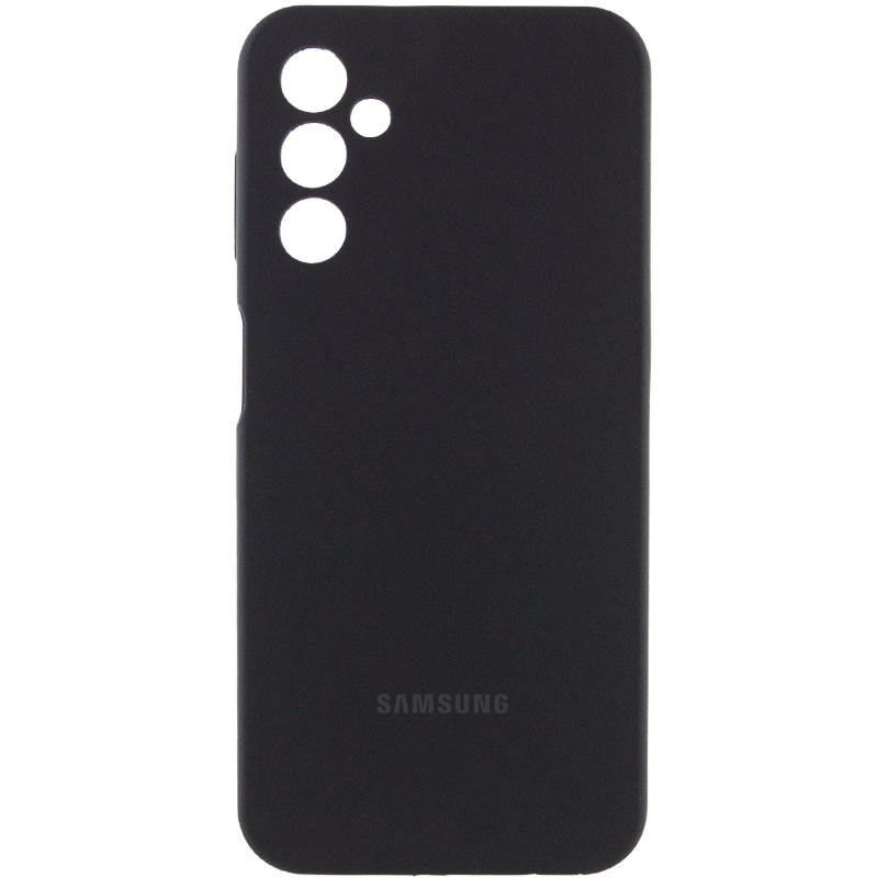 Чохол Silicone Cover Lakshmi Full Camera (AAA) with Logo для Samsung Galaxy A16 4G/5G (Чорний / Black)