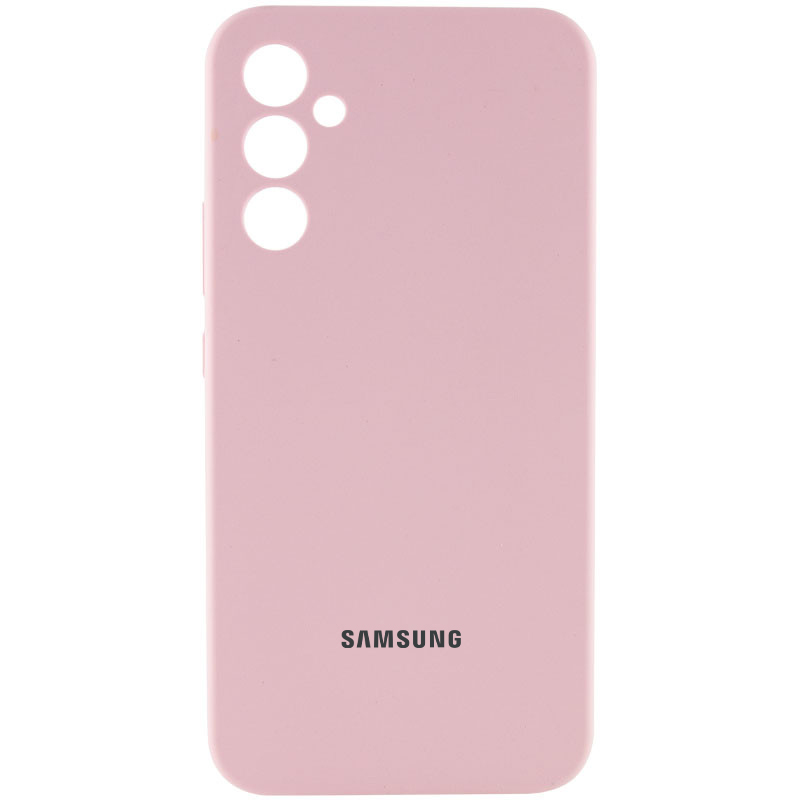 Чохол Silicone Cover Lakshmi Full Camera (AAA) with Logo для Samsung Galaxy A54 5G (Рожевий / Pink Sand)