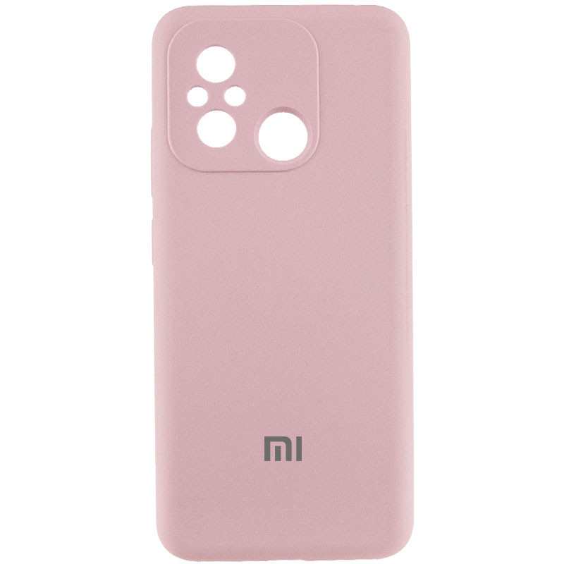 Чохол Silicone Cover Lakshmi Full Camera (AAA) with Logo для Xiaomi Redmi 12C (Рожевий / Pink Sand)