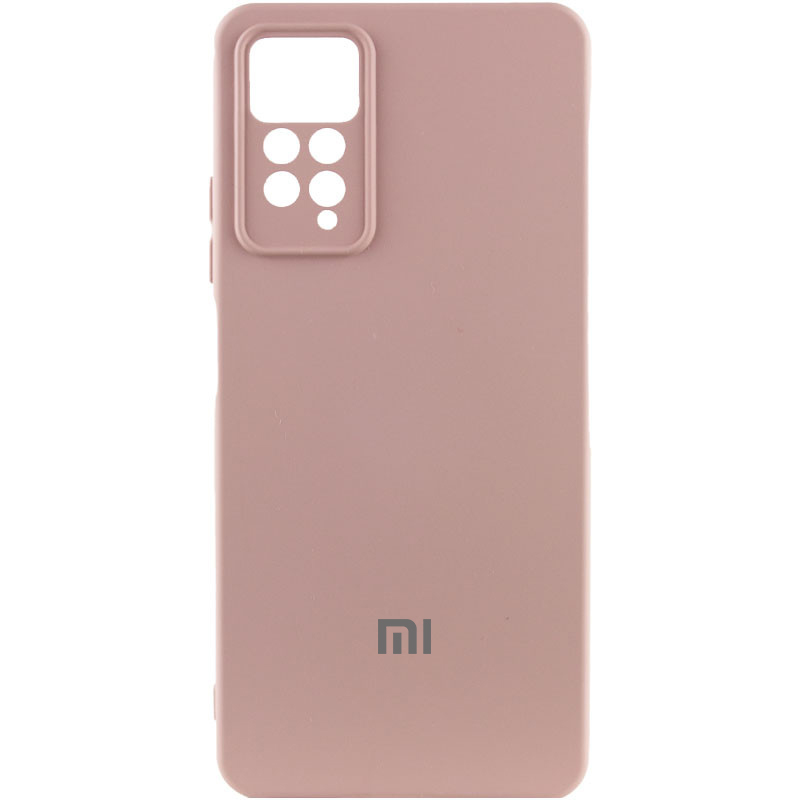 Чохол Silicone Cover Lakshmi Full Camera (AAA) with Logo для Xiaomi Redmi Note 11 Pro (Global) (Рожевий / Pink Sand)