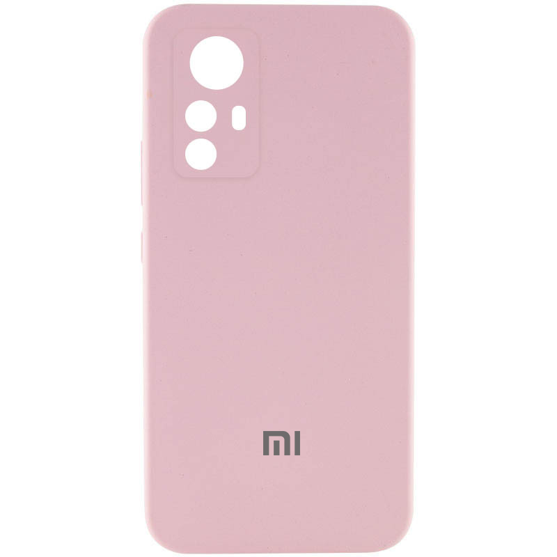Чехол Silicone Cover Lakshmi Full Camera (AAA) with Logo для Xiaomi Redmi Note 12S (Розовый / Pink Sand)