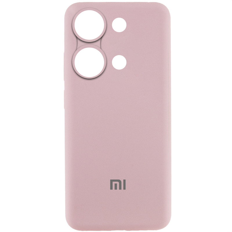 Чохол Silicone Cover Lakshmi Full Camera (AAA) with Logo для Xiaomi Redmi Note 13 Pro 4G (Рожевий / Pink Sand)