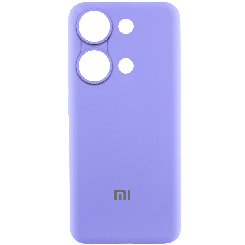 Чохол Silicone Cover Lakshmi Full Camera (AAA) with Logo для Xiaomi Redmi Note 13 Pro 4G (Бузковий / Dasheen)