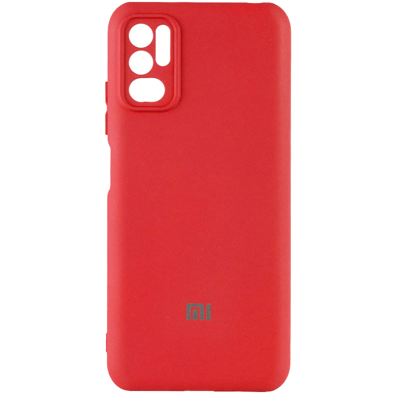 Чохол Silicone Cover My Color Full Camera (A) для Xiaomi Redmi Note 10 5G (Червоний / Red)