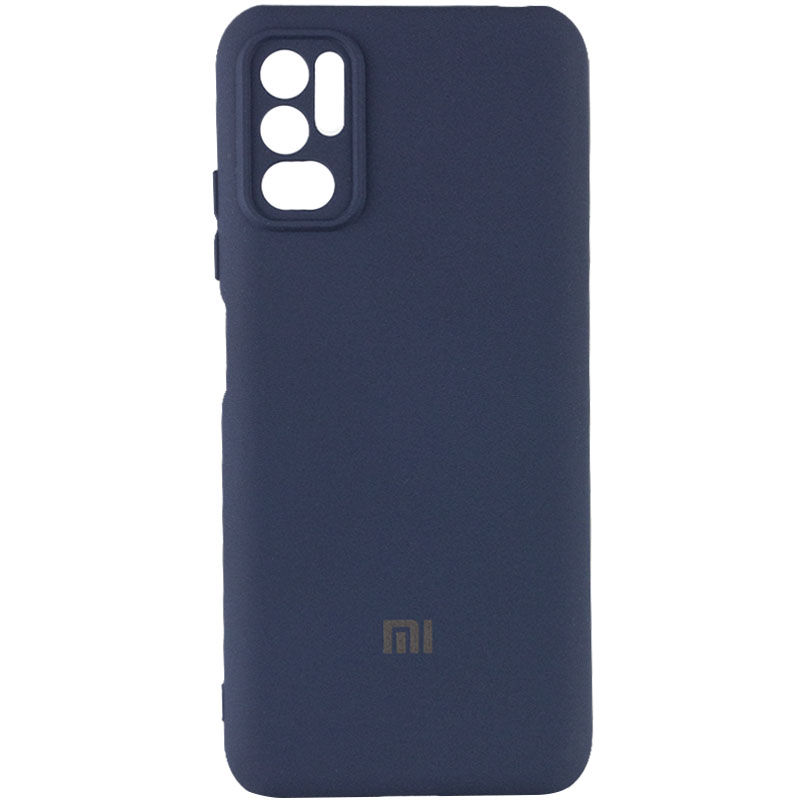 Чохол Silicone Cover My Color Full Camera (A) для Xiaomi Redmi Note 10 5G (Синій / Midnight blue)