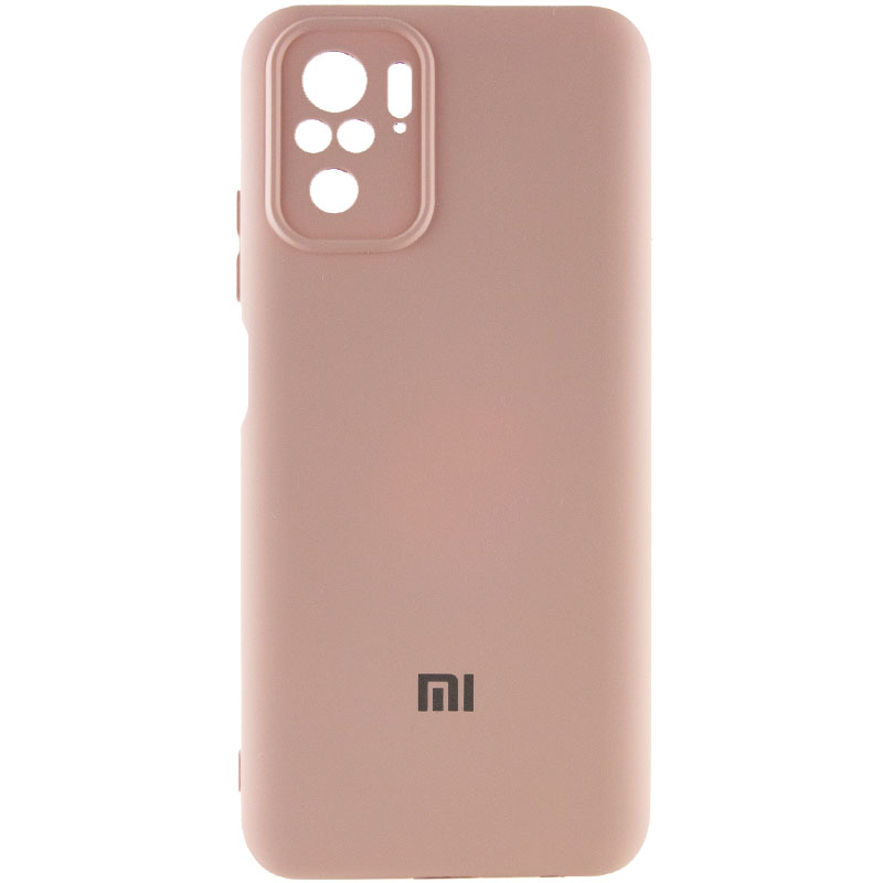 Чехол Silicone Cover My Color Full Camera (A) для Xiaomi Redmi Note 10 / Note 10s (Розовый / Pink Sand)