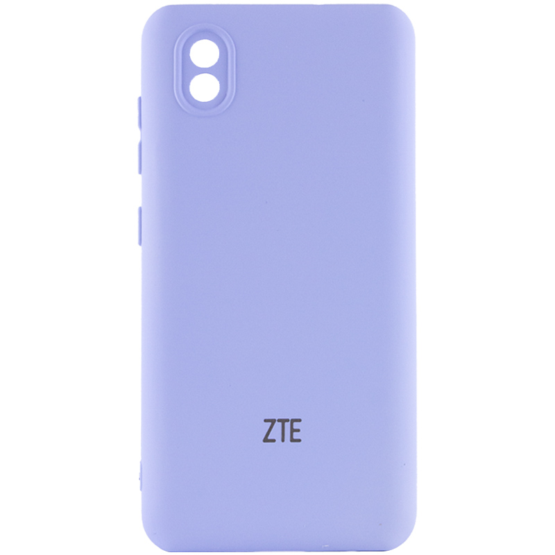 Чехол Silicone Cover My Color Full Camera (A) для ZTE Blade A3 (2020) (Сиреневый / Dasheen)