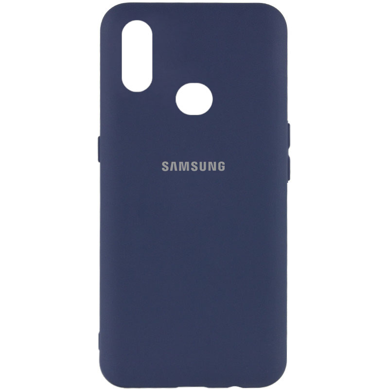Чохол Silicone Cover My Color Full Protective (A) для Samsung Galaxy A10s (Синій / Midnight Blue)