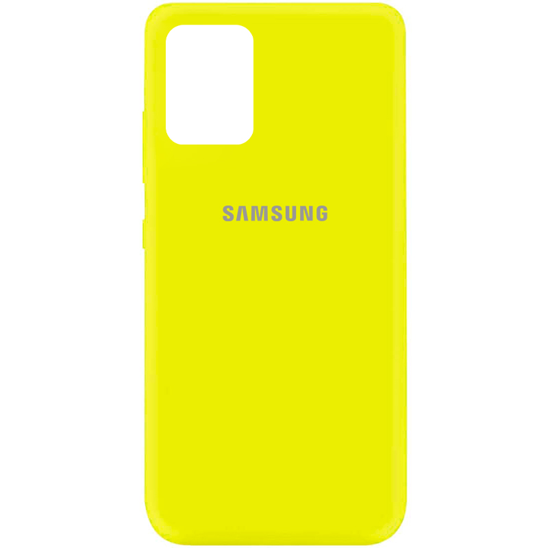 Чохол Silicone Cover My Color Full Protective (A) для Samsung Galaxy A72 4G (Жовтий / Flash)