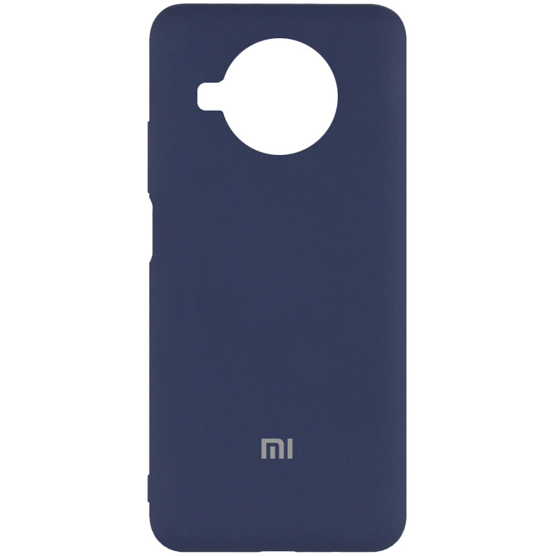 Чохол Silicone Cover My Color Full Protective (A) для Xiaomi Redmi Note 9 Pro 5G (Синій / Midnight blue)