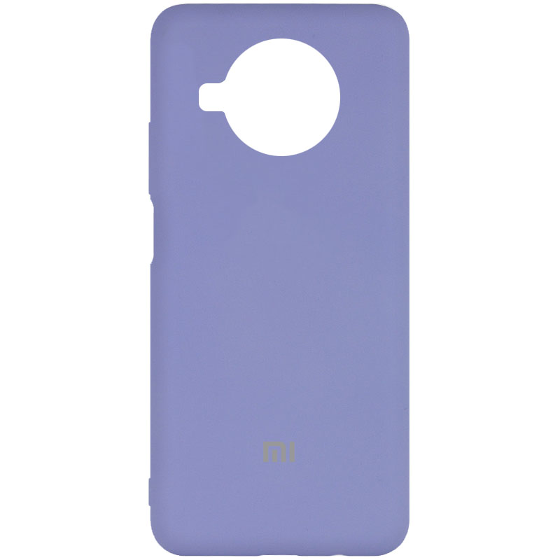 Чехол Silicone Cover My Color Full Protective (A) для Xiaomi Redmi Note 9 Pro 5G (Сиреневый / Dasheen)