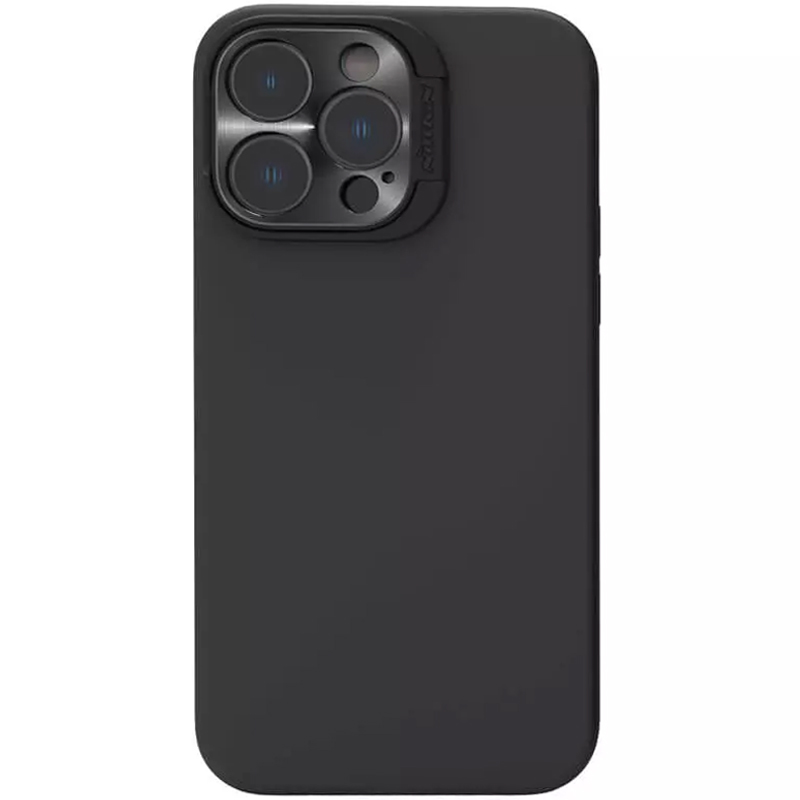Чехол Silicone Nillkin LensWing Magnetic для Apple iPhone 15 Pro (6.1") (Черный / Black)