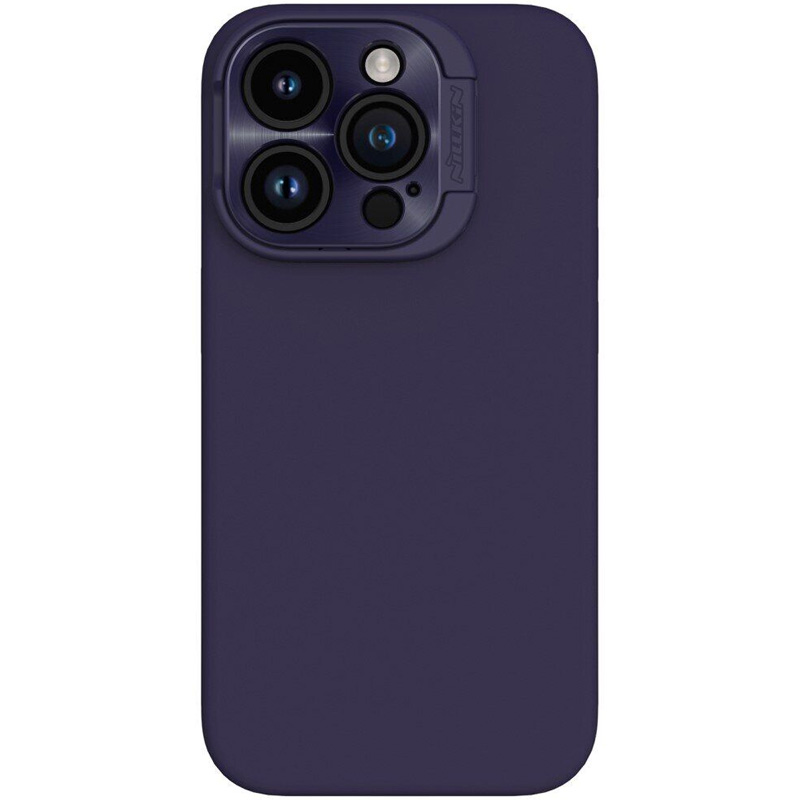 Чохол Silicone Nillkin LensWing Magnetic для для Apple iPhone 15 Pro Max (6.7") (Фіолетовий / Deep Purple)