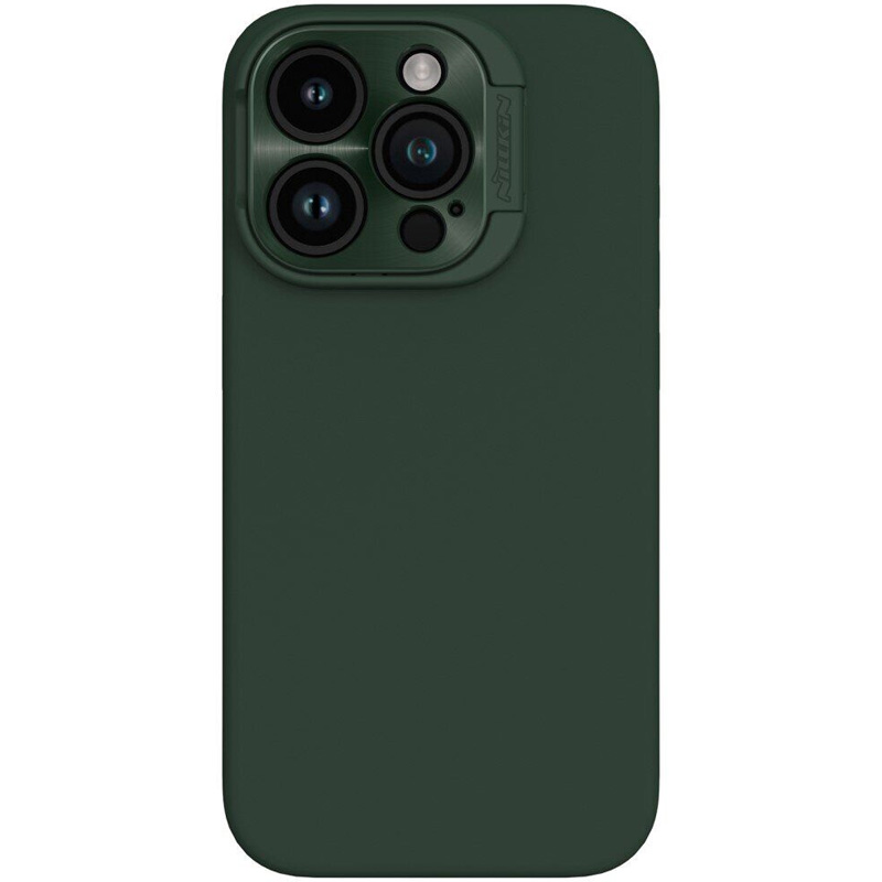 Чохол Silicone Nillkin LensWing Magnetic для для Apple iPhone 15 Pro Max (6.7") (Зелений / Green)