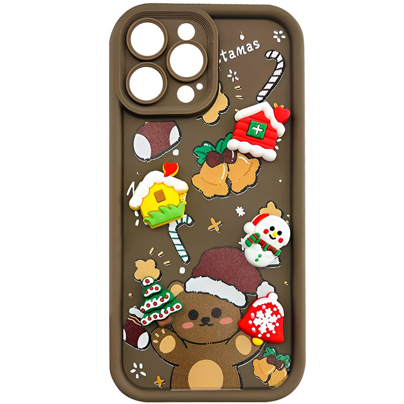 Чехол TPU Christmas Toys для Samsung Galaxy A06 (Brown)