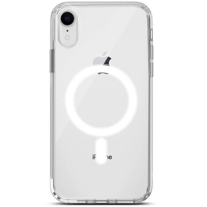 Чохол TPU Clear Case with MagSafe для Apple iPhone XR (6.1") (Clear)