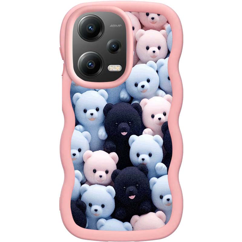 Чохол TPU Cloudy Pictures для Xiaomi Redmi Note 12 5G (Bears)