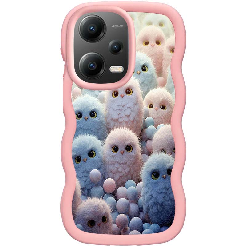 Чохол TPU Cloudy Pictures для Xiaomi Redmi Note 12 5G (Owls)