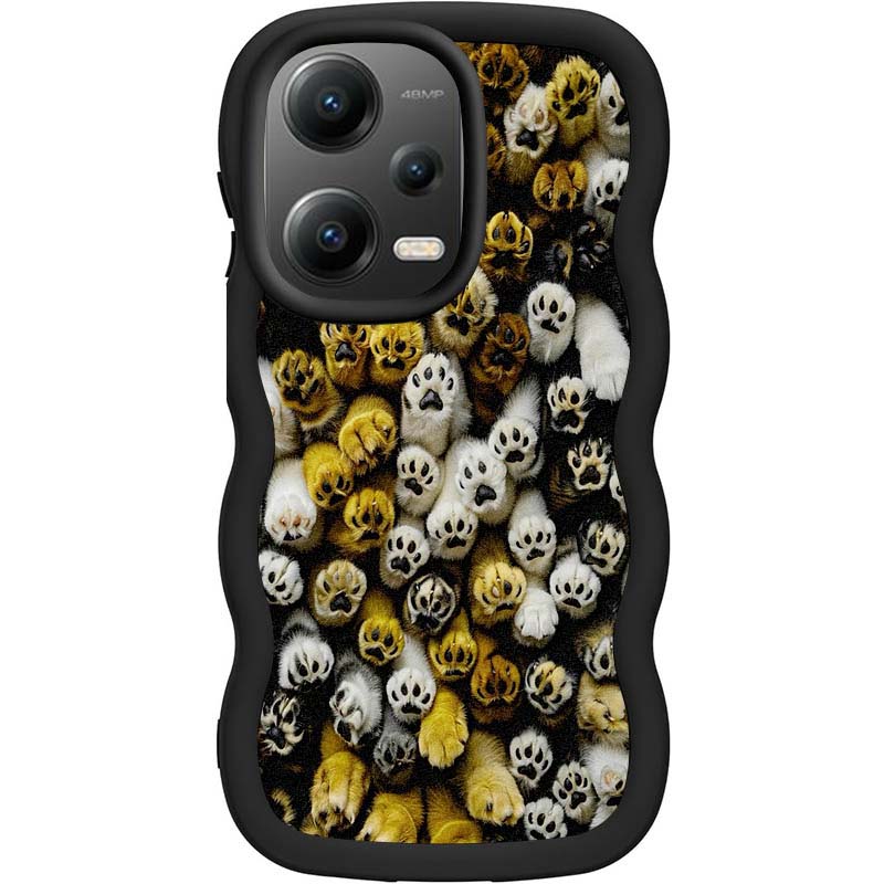 Чохол TPU Cloudy Pictures для Xiaomi Redmi Note 12 5G (Paws)