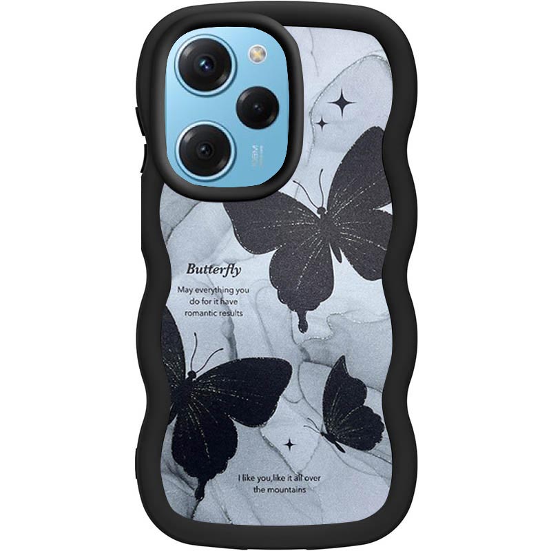 Чехол TPU Cloudy Pictures для Xiaomi Poco X5 Pro 5G / Note 12 Pro 5G (Butterflies)