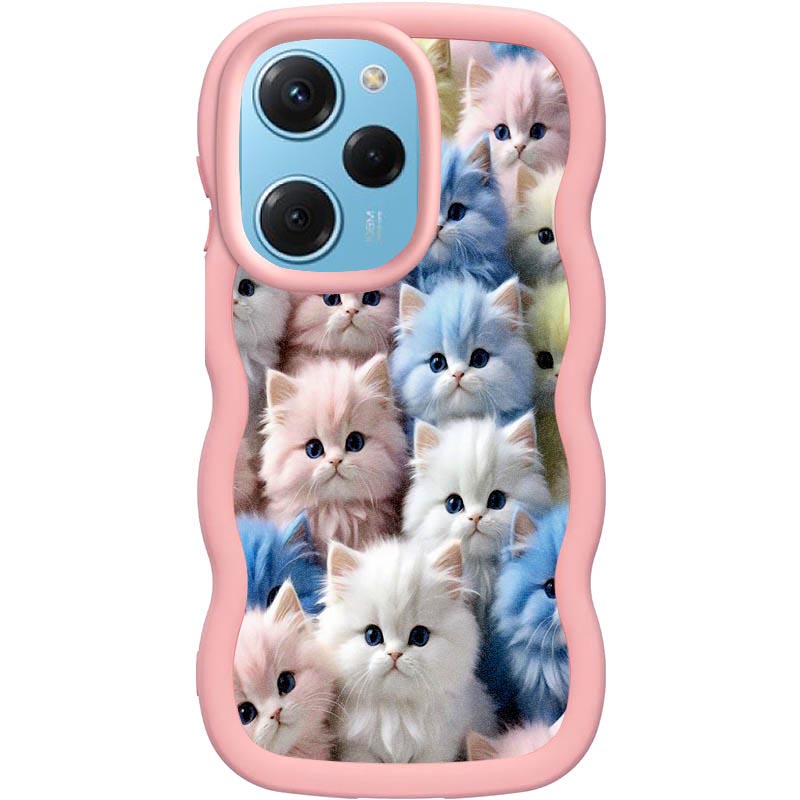 Чехол TPU Cloudy Pictures для Xiaomi Poco X5 Pro 5G / Note 12 Pro 5G (Kittens)