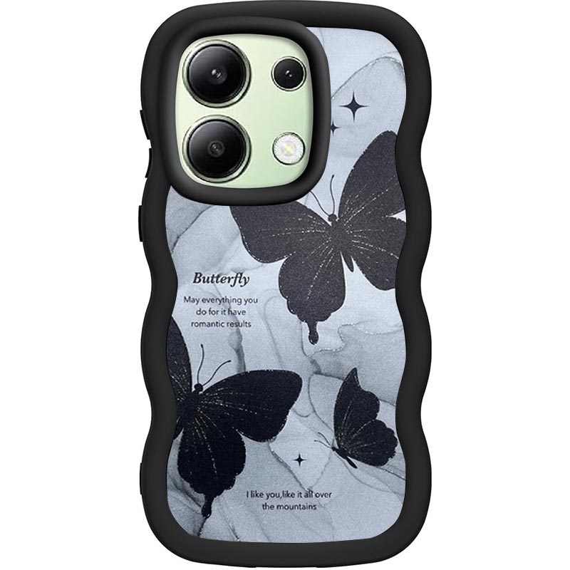 Чохол TPU Cloudy Pictures для Xiaomi Poco X6 (Butterflies)