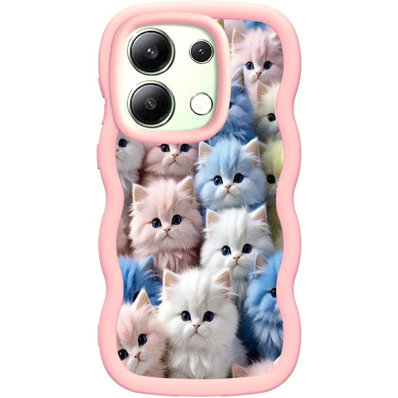 Чохол TPU Cloudy Pictures для Xiaomi Poco X6 (Kittens)