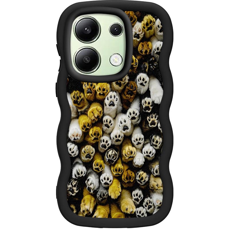 Чохол TPU Cloudy Pictures для Xiaomi Poco X6 (Paws)