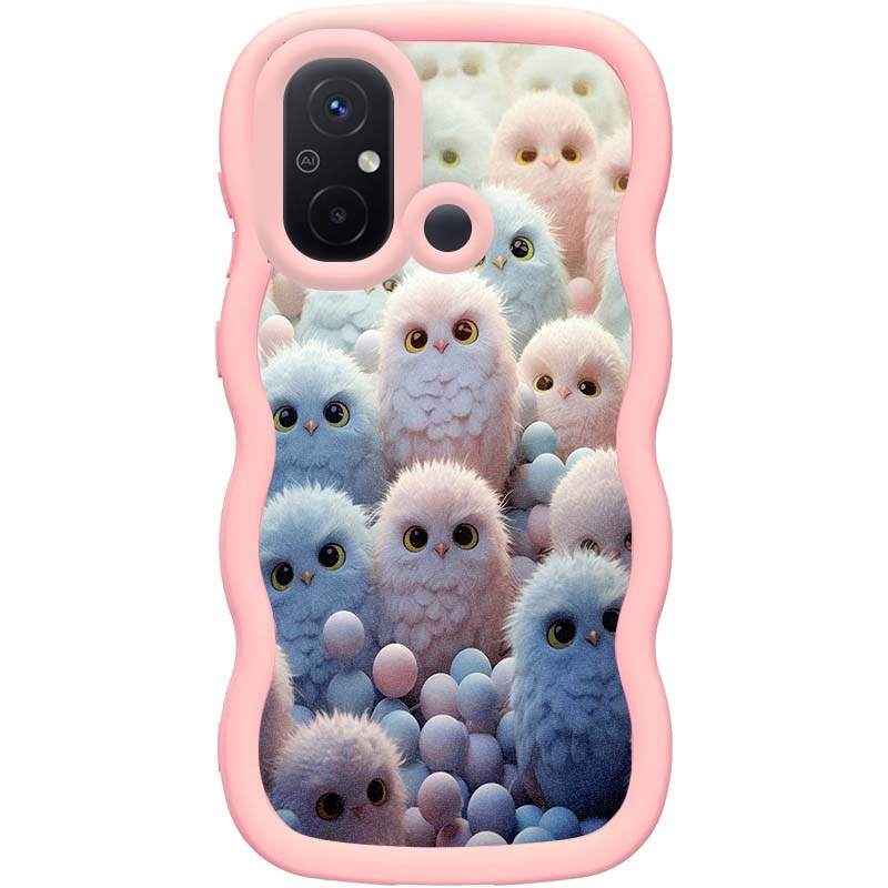 Чехол TPU Cloudy Pictures для Xiaomi Redmi 12C / Poco C55 (Owls)