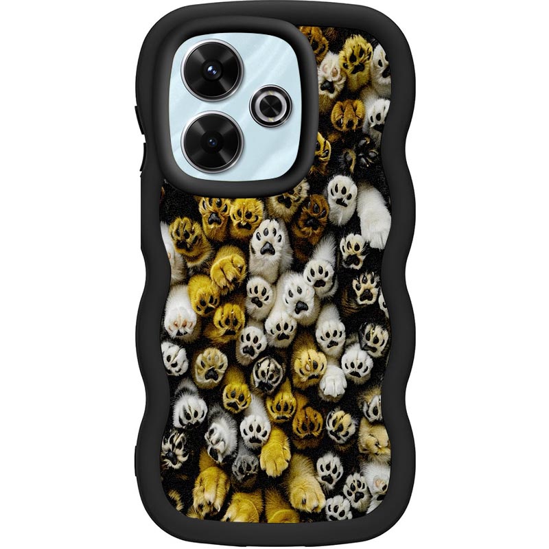 Чохол TPU Cloudy Pictures для Xiaomi Redmi 13 4G / Poco M6 4G (Paws)