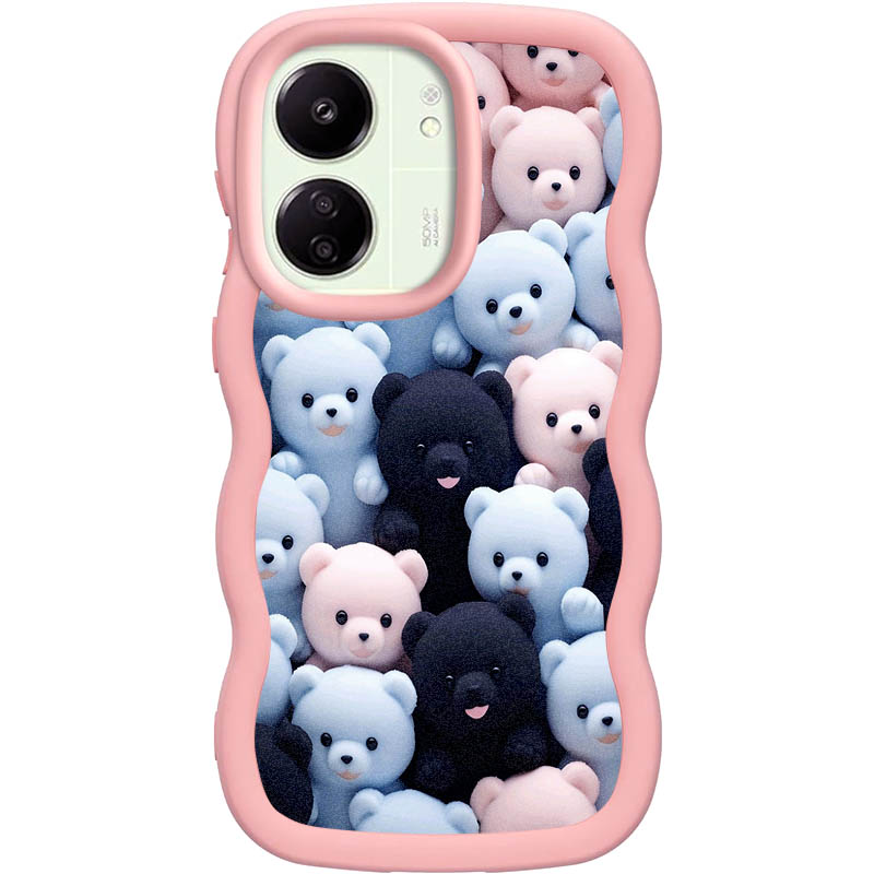 Чохол TPU Cloudy Pictures для Xiaomi Redmi 13C (Bears)