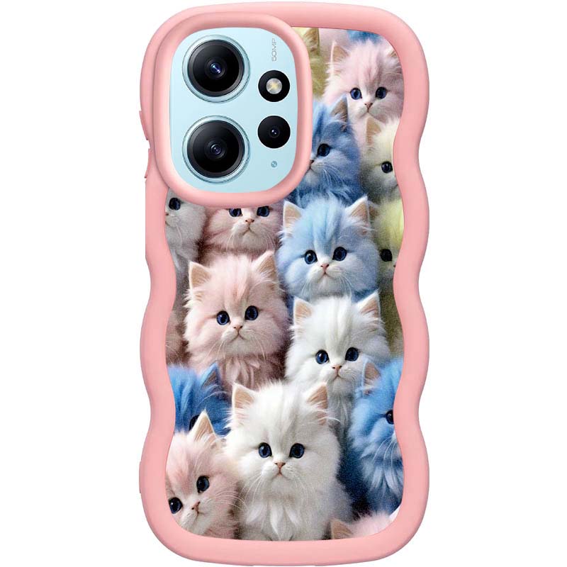 Чехол TPU Cloudy Pictures для Xiaomi Redmi Note 12 4G (Kittens)