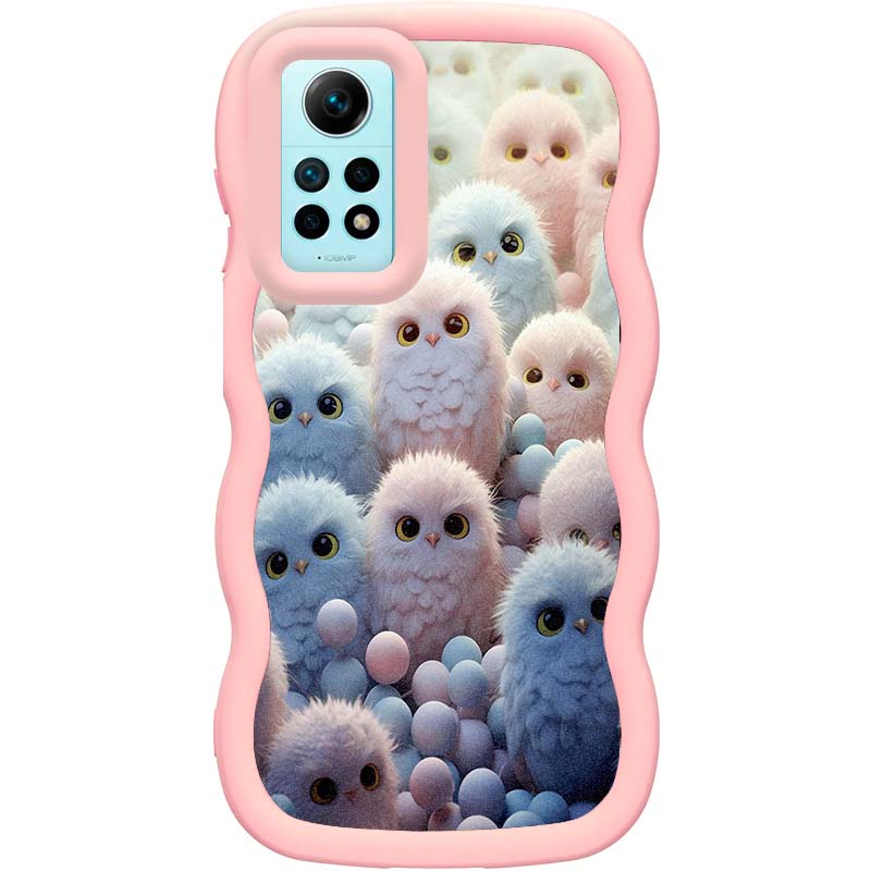Чехол TPU Cloudy Pictures для Xiaomi Redmi Note 12 Pro 4G (Owls)
