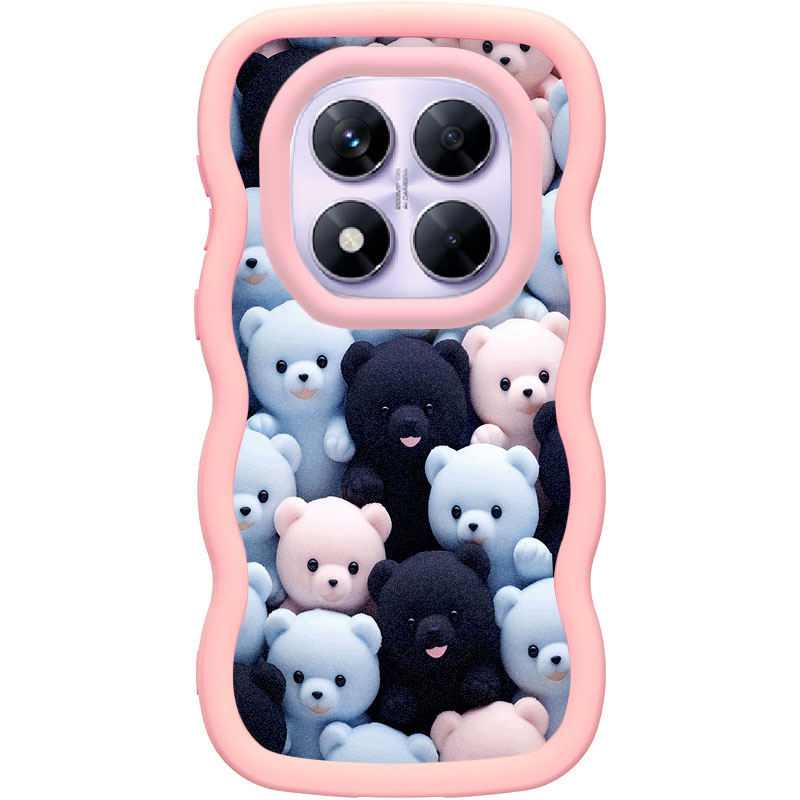 Чехол TPU Cloudy Pictures для Xiaomi Redmi Note 14 Pro 5G / Poco X7 (Bears)