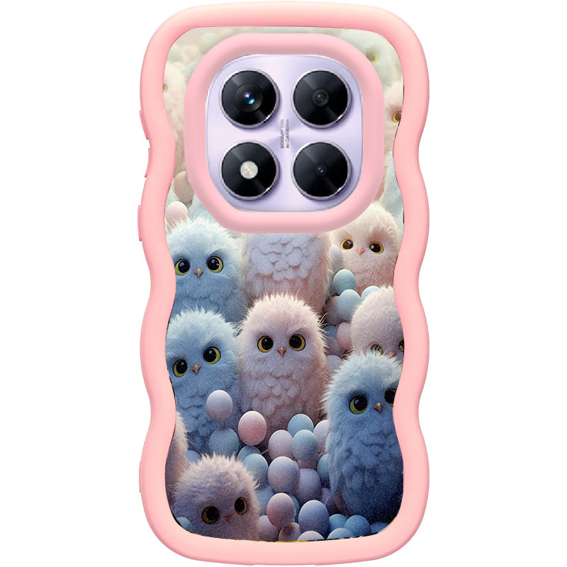 Чохол TPU Cloudy Pictures для Xiaomi Redmi Note 14 Pro 5G (Owls)