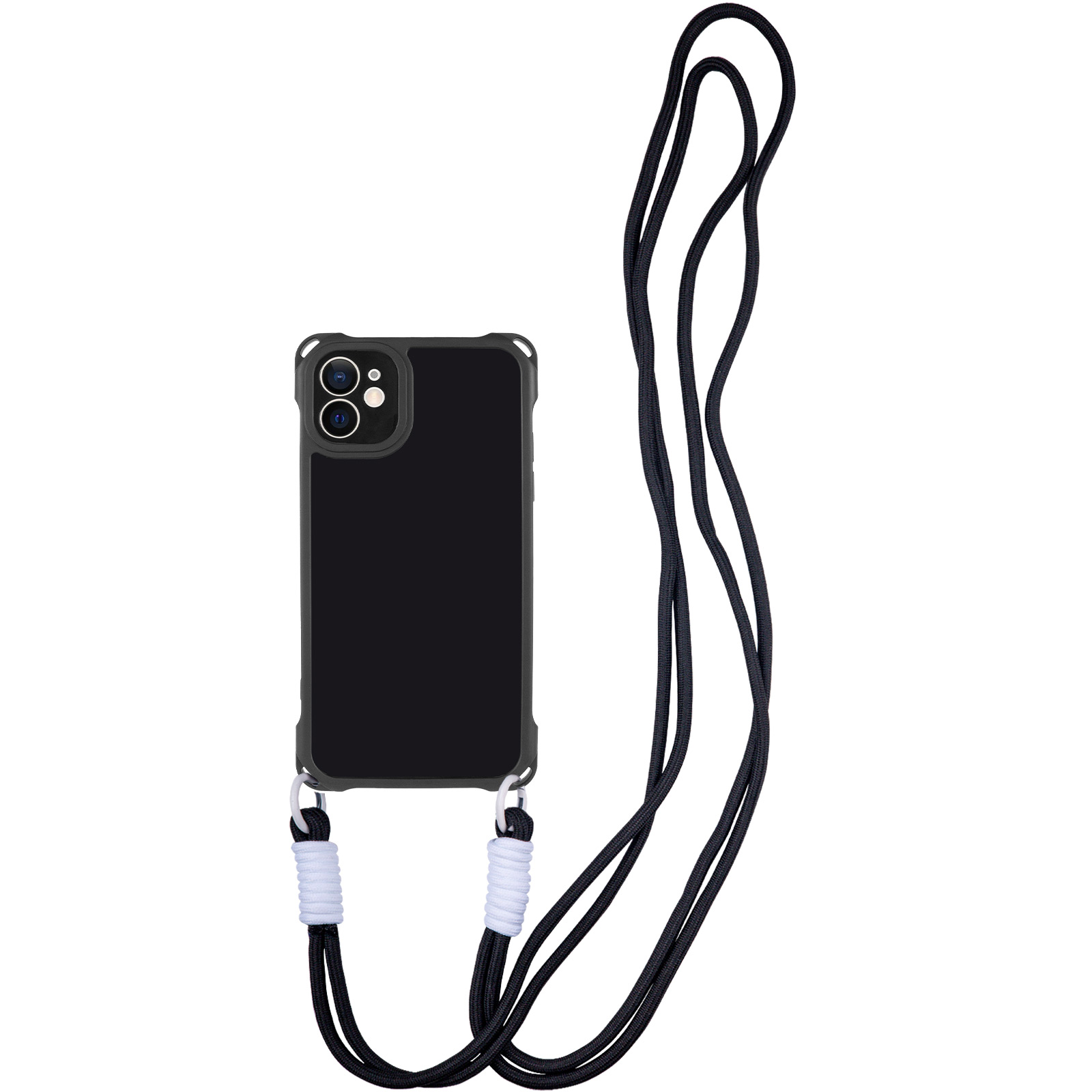 Чехол TPU CrossBody with straps для Apple iPhone 11 (6.1") (Black)