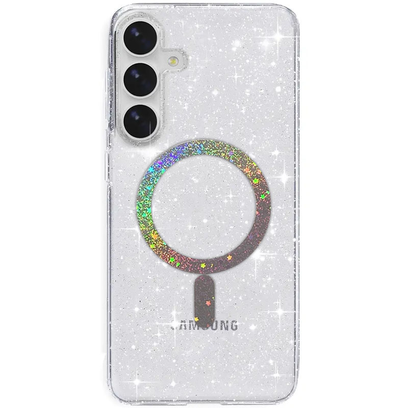 Чохол TPU Eclipse Sparkle (MagFit) для Samsung Galaxy S24+ (Clear)