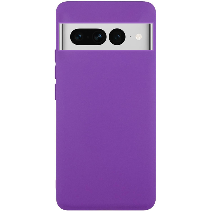 Чохол TPU GETMAN Liquid Silk для Google Pixel 7 Pro (Фіолетовий / Purple)