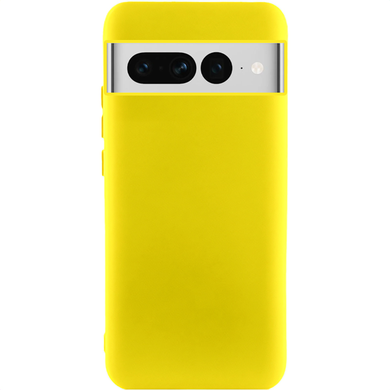Чехол TPU GETMAN Liquid Silk для Google Pixel 7 Pro (Желтый / Flash)