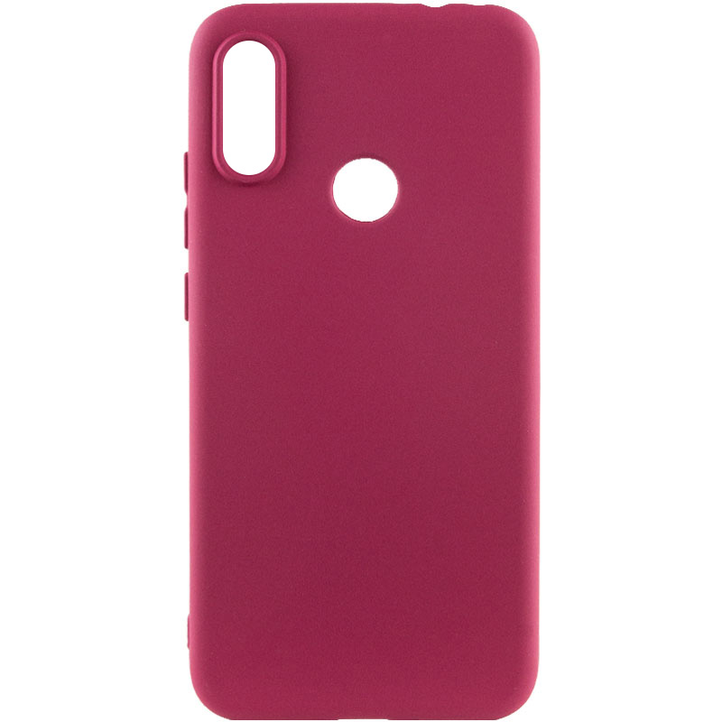 Чохол TPU GETMAN Liquid Silk для Huawei P Smart+ (Бордовий / Marsala)
